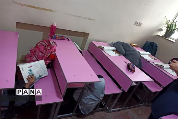 بیست و پنجمین مانور سراسری زلزله در مدرسه شمس