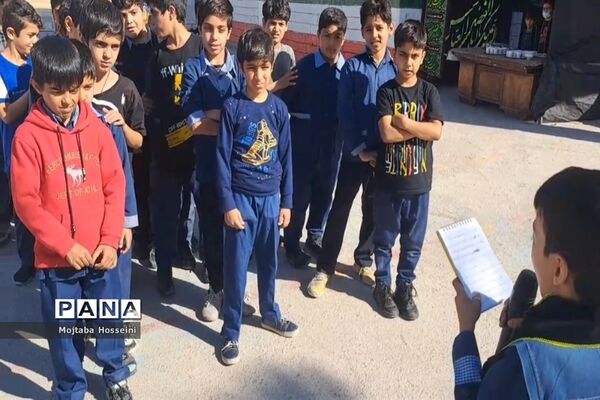 سوگواری  ایام فاطمیه در آموزشگاه شهید طالقانی بافق