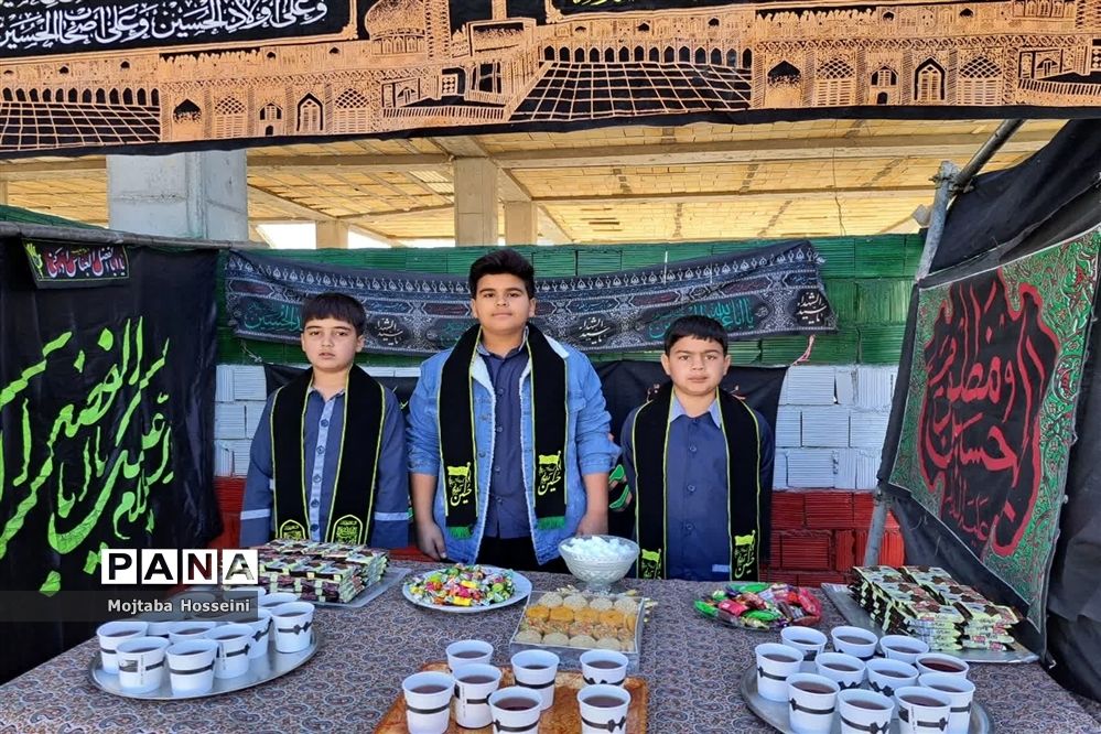 سوگواری  ایام فاطمیه در آموزشگاه شهید طالقانی بافق