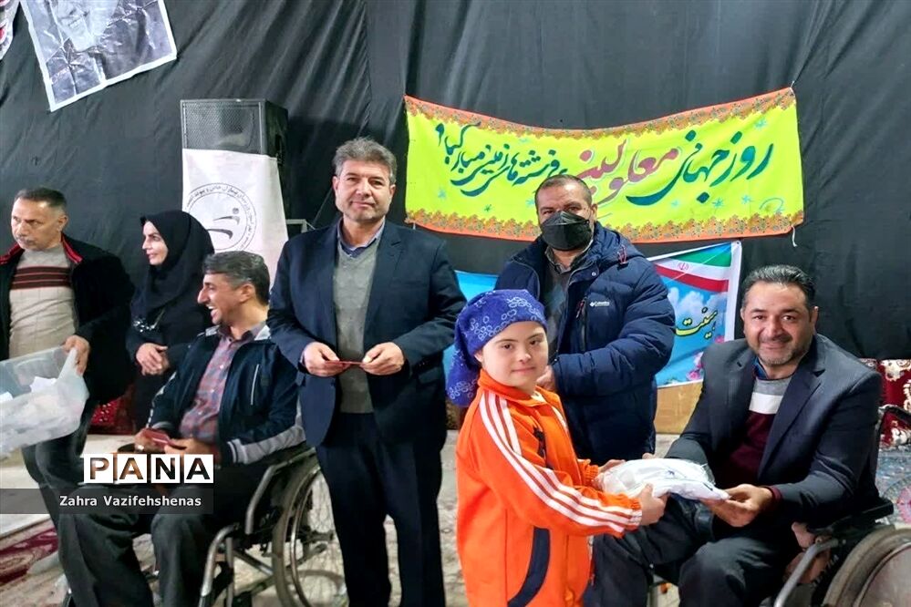 پیاده‌روی جانبازان و توان یابان شیروان به‌مناسبت روز معلولین