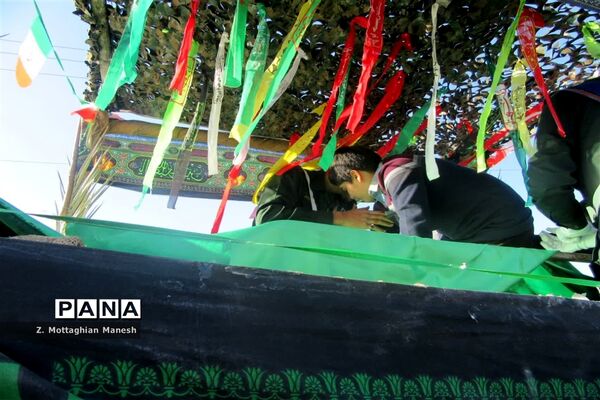 مراسم تشییع پیکر شهید «آقاعبداللهی» در شهر کهک قم