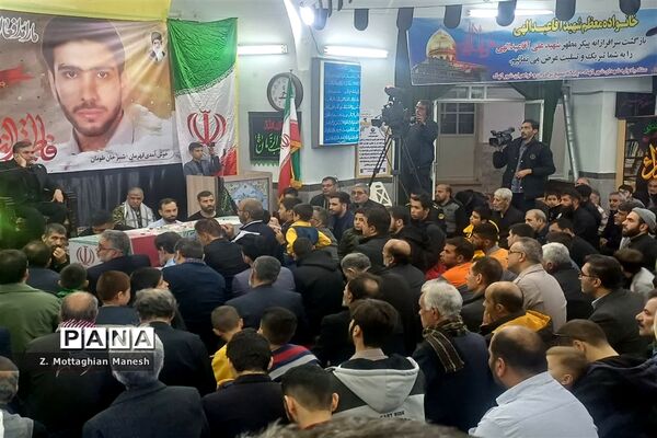 مراسم تشییع پیکر شهید «آقاعبداللهی» در شهر کهک قم