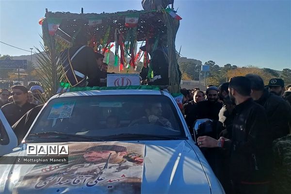 مراسم تشییع پیکر شهید «آقاعبداللهی» در شهر کهک قم