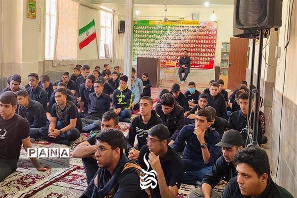 مراسم شهادت حضرت فاطمه زهرا(س) در دبیرستان صدرا مهریز