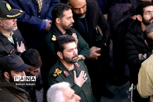 بدرقه ۹ شهید مدافع حرم در میدان امام حسین(ع)