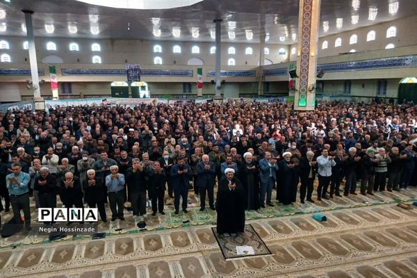 مراسم نماز جمعه اسلامشهر با حضور رئیس مجلس شورای اسلامی