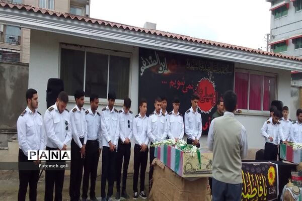 ورود دو شهید گمنام به محمود‌آباد