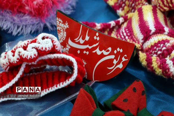 نمایشگاه صنایع دستی و غذای آموزشگاه میرمحمدی شهرستان میبد