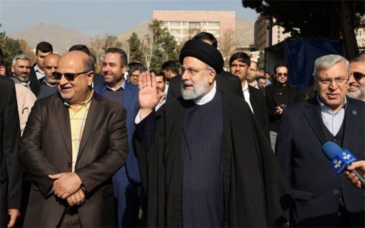 آیت الله رئیسی وارد دانشگاه شهید بهشتی شد