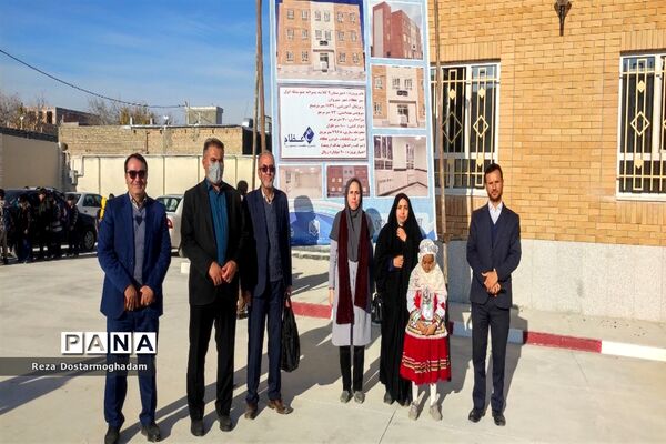 آیین افتتاحیه آموزشگاه ۹ کلاسه مهر عظام ۲ شهرستان شیروان