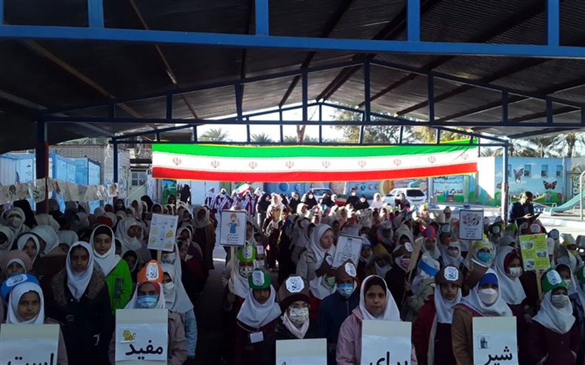 آیین افتتاحیه مراسم توزیع شیر رایگان در مدارس شهرستان بم/فیلم