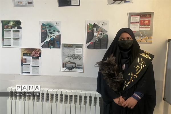 صبحگاه رضوی در آموزشگاه شاهد فردوس