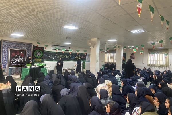 صبحگاه رضوی در آموزشگاه شاهد فردوس