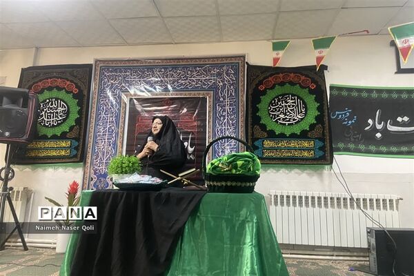 صبحگاه رضوی در آموزشگاه شاهد فردوس
