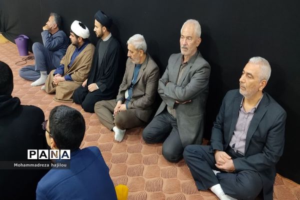 مراسم عزاداری هیات دانش‌آموزی «یاوران مهدی (عج)» شهرستان ساوه