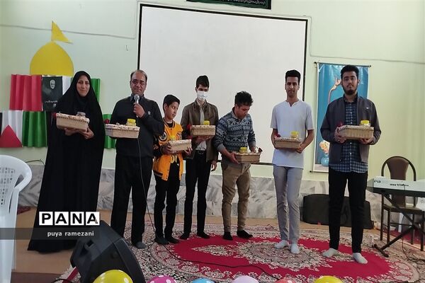جشن روز فرشته‌های زمینی در دبستان و دبیرستان پیش حرفه‌ای ولایت شهرستان فریمان