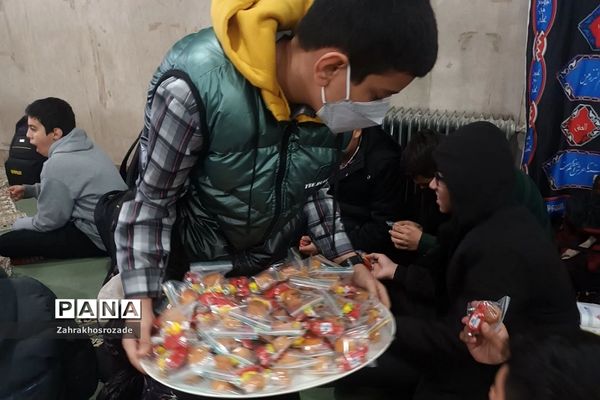 مراسم زیارت عاشورا در دبیرستان کشاورز جود شهرری