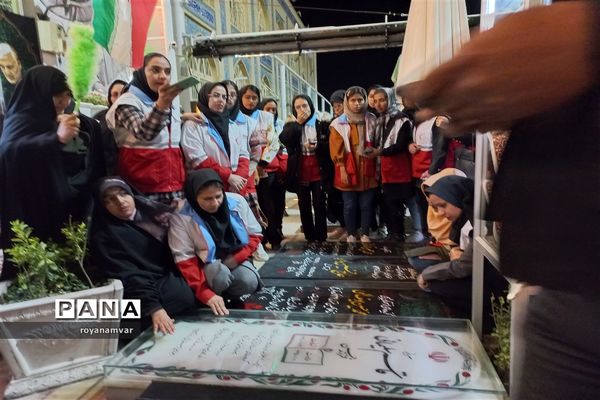 حضور اعضای جوانان فعال جمعیت هلال‌احمر استان خراسان شمالی  درکرمان