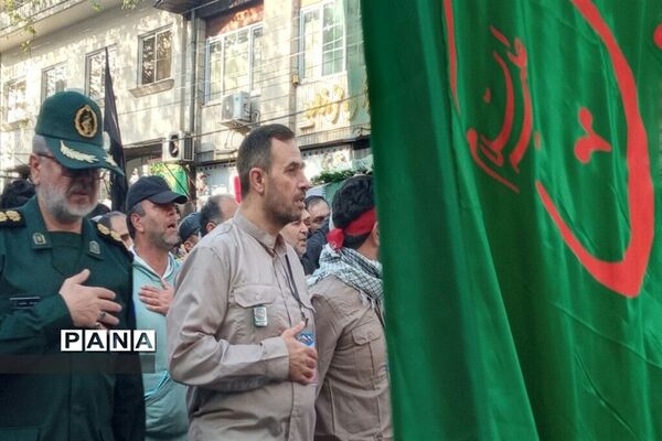 تشییع پیکر مطهر شهید مدافع حرم در گیلان