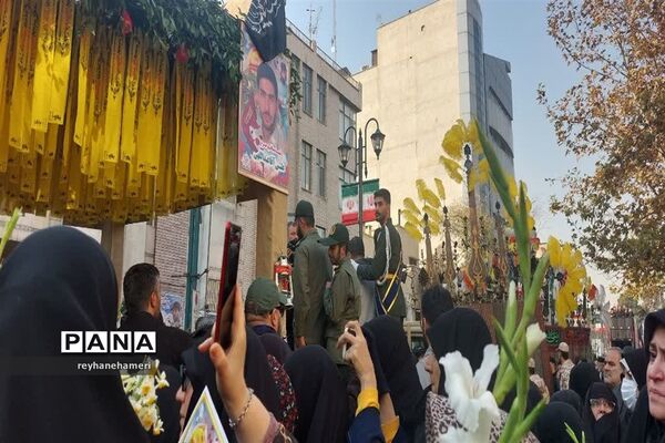 مراسم تشیع پیکر شهید والامقام علی آقاعبدالهی