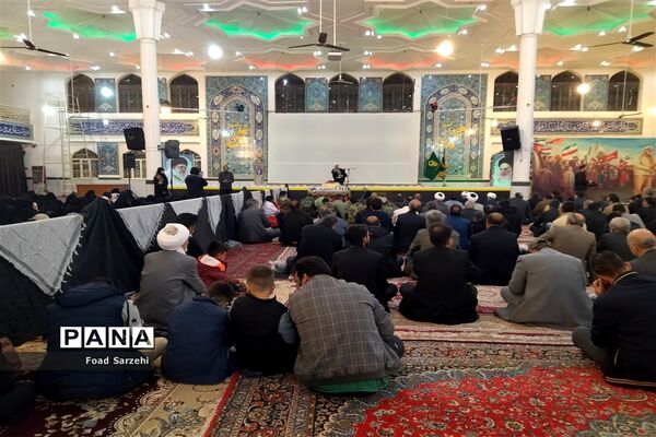برگزاری مراسم وداع با پیکر شهید گمنام در شهرستان تربت جام