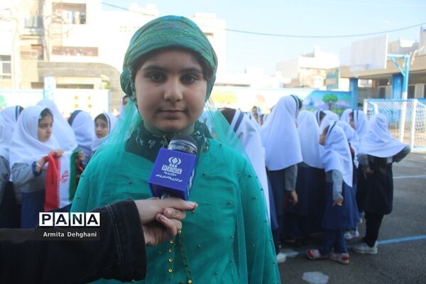 آیین آغاز مسابقات ورزشی دانش‌آموزان استان بوشهر