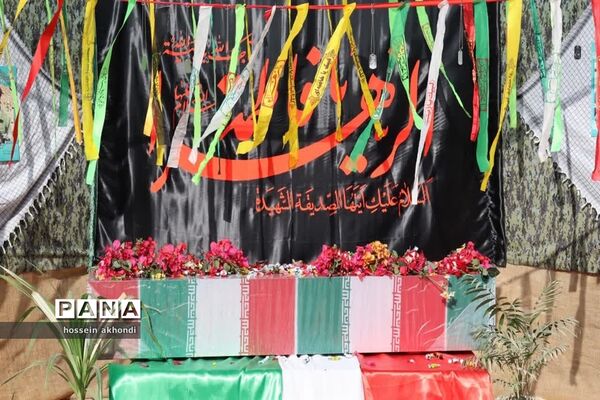 تشییع شهید زهرایی تبار در مدارس شهرستان میبد