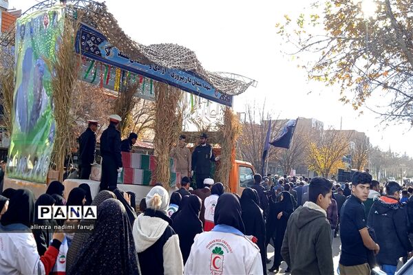 تشییع شهدای گمنام در فاروج