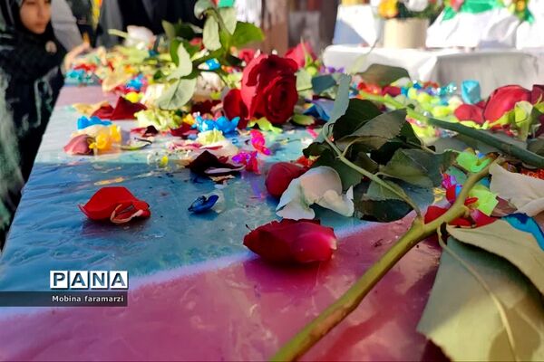 تشییع باشکوه شهید گمنام در آموزشگاه دکتر حسابی ناحیه 2 شیراز