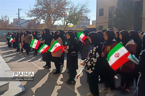 برگزاری مراسم  دهه فاطمیه در هنرستان بدیع ناحیه یک