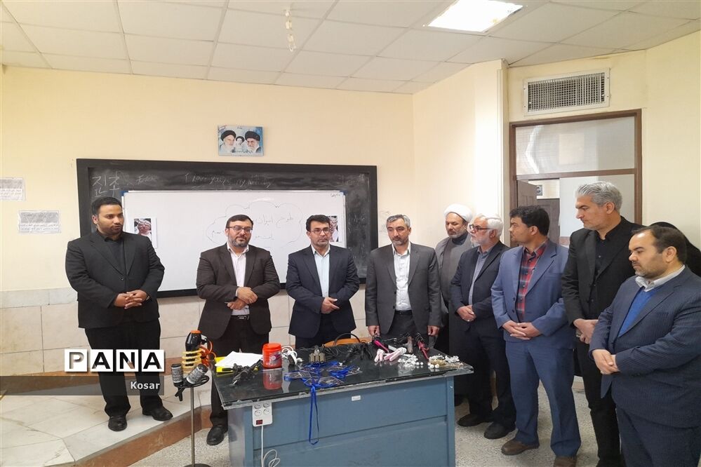 بررسی طرح ایران مهارت توسط مسئولان شهرستان کاشمر در آموزشگاه  حضرت زینب (س)