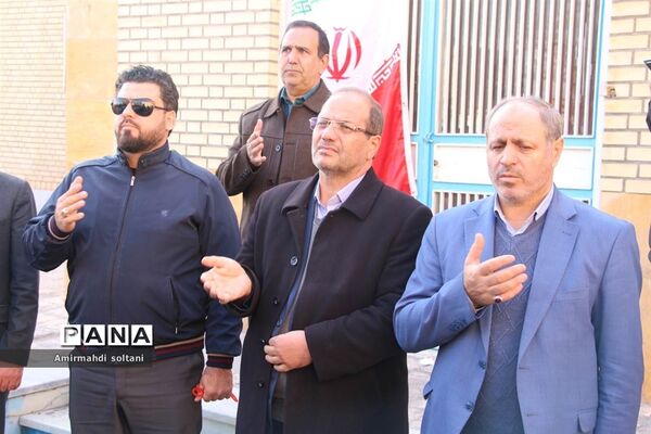 تشیع مهمان فاطمی در مدرسه شاهد تبریز