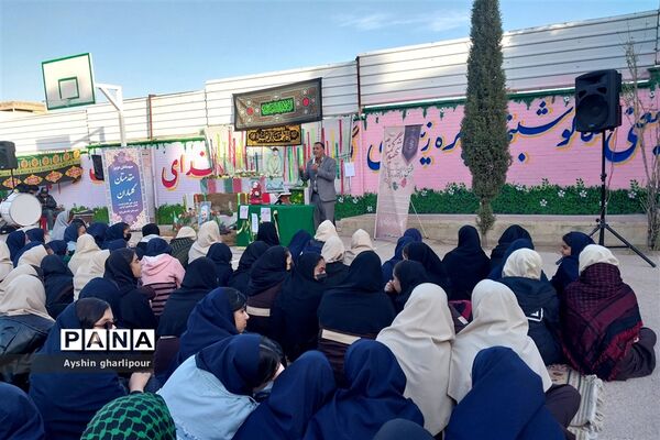مراسم استقبال شهید گمنام در ناحیه یک شیراز