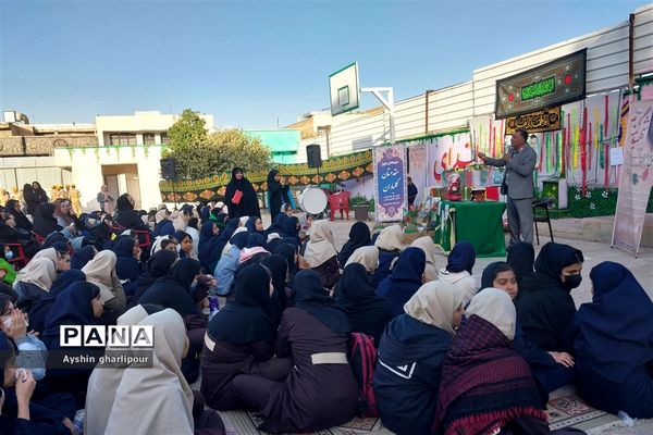 مراسم استقبال شهید گمنام در ناحیه یک شیراز