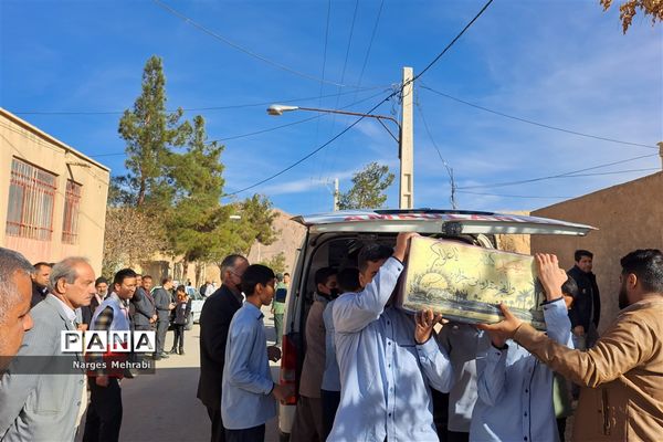 استقبال مردم شهر سورمق از پیکر مطهر شهید گمنام