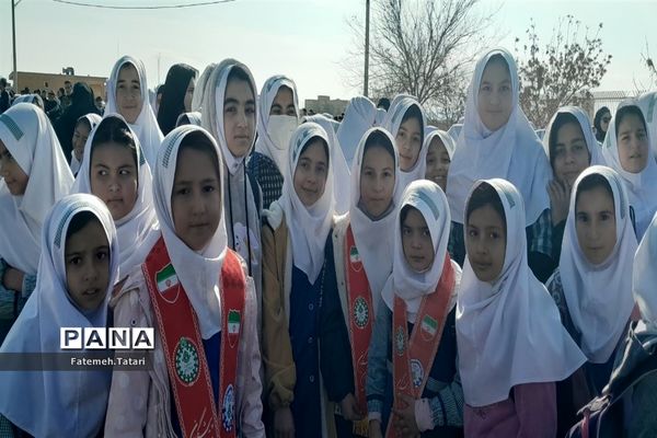 تشییع پیکر شهید گمنام  در شهرستان بام و صفی آباد