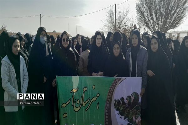 تشییع پیکر شهید گمنام  در شهرستان بام و صفی آباد