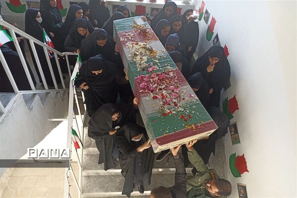 وداع با پیکر شهید گمنام