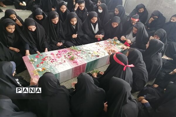 وداع با پیکر شهید گمنام