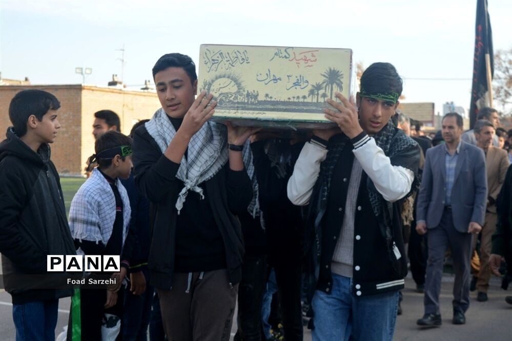مراسم وداع با پیکرشهید گمنام در شهرستان  تربت جام