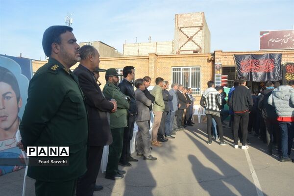 مراسم وداع با پیکرشهید گمنام در شهرستان  تربت جام