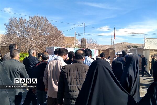 آیین استقبال از پیکر مطهر شهید گمنام دفاع مقدس در شهر صغاد
