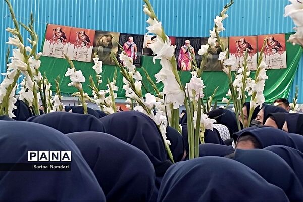 وداع با شهید گمنام در دبیرستان امام حسن عسکری2 ناحیه 3 شیراز