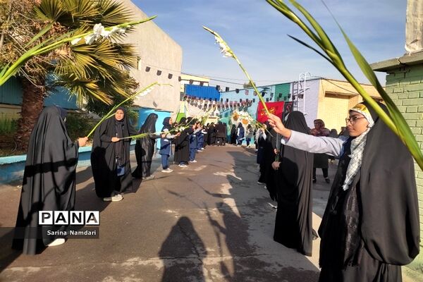 وداع با شهید گمنام در دبیرستان امام حسن عسکری2 ناحیه 3 شیراز