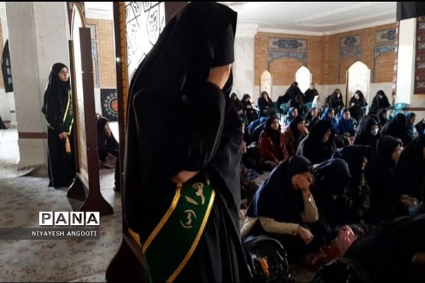 برپایی هیأت دانش‌آموزی به‌مناسبت شهادت حضرت فاطمه زهرا(س) در باقرشهر