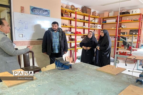 بازدید میدانی مسئولان آموزش‌و‌پرورش‌ از مدارس سمپاد ملارد