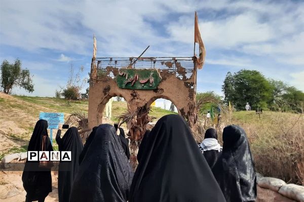 حضور کاروان فرهنگیان استان خراسان شمالی در منطق عملیاتی  جنوب  کشور