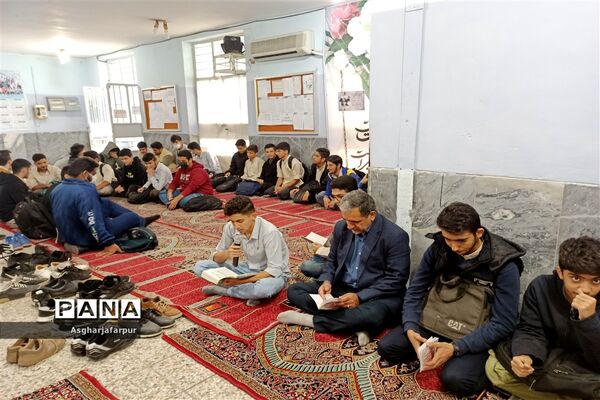 زیارت عاشورا به‌مناسبت سالروز شهادت حضرت زهرا (س) در اندیمشک