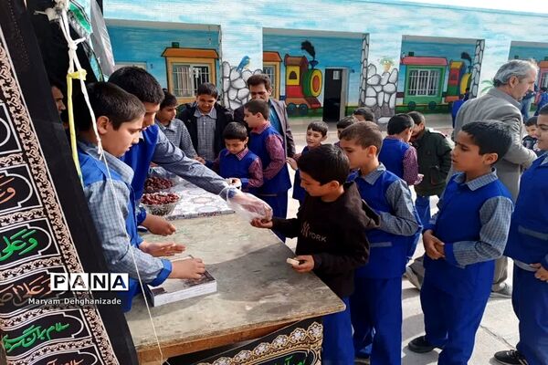 برپایی موکب به‌مناسبت شهادت حضرت فاطمه زهرا (س) در مهریز