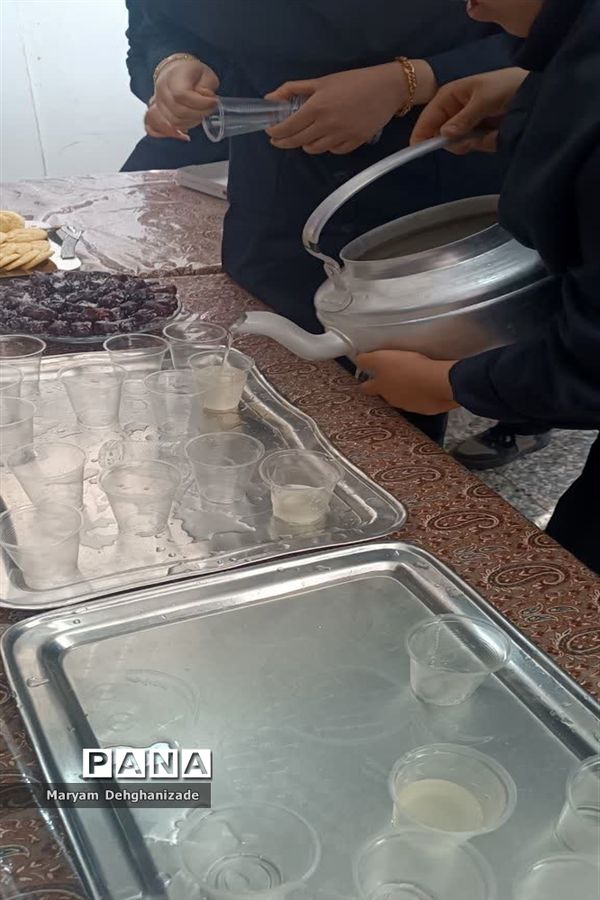 برپایی موکب به‌مناسبت شهادت حضرت فاطمه زهرا (س) در مهریز